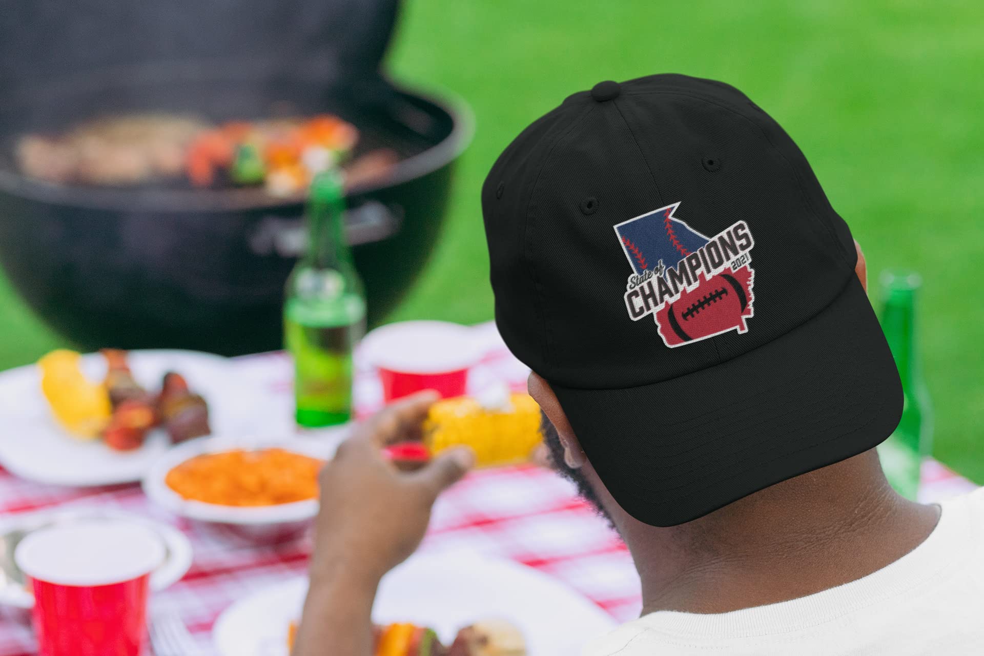Heritage Pride full cap shot held outdoors in natural light