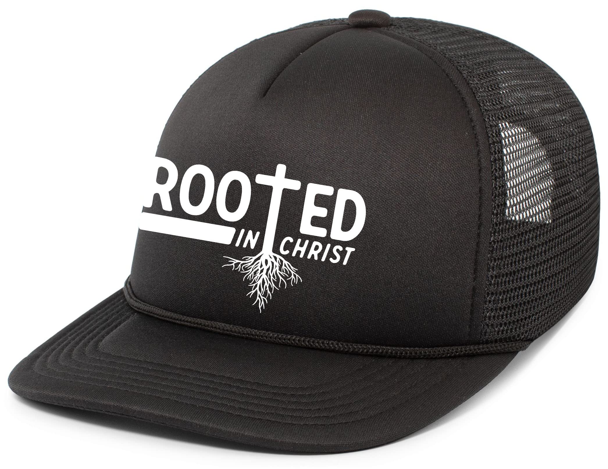 Heritage Pride men's Christian rooted rope hat with foam front for structured, stylish everyday wear.