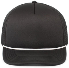 Heritage Pride mesh-back trucker hat offering breathability and all-day comfort.