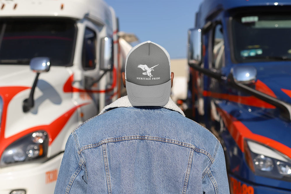 Heritage Pride pro-stitched finish hat showcases precision embroidery and premium quality.