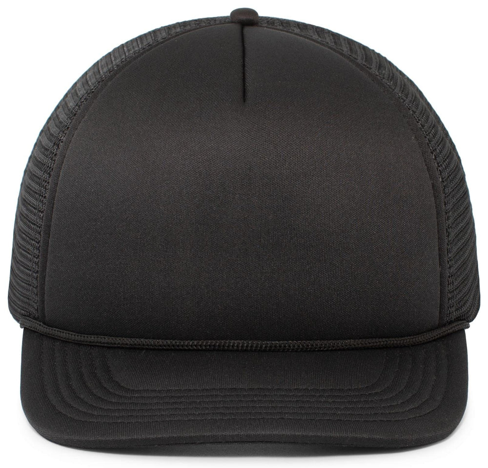 Heritage Pride rope hat embroidery detail enhances premium craftsmanship and personal flair.