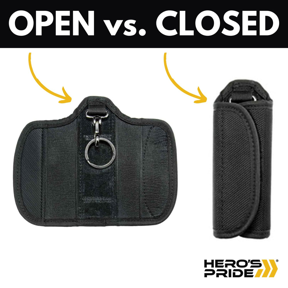 Hero's Pride wrap-around design keeps keys quiet and secure