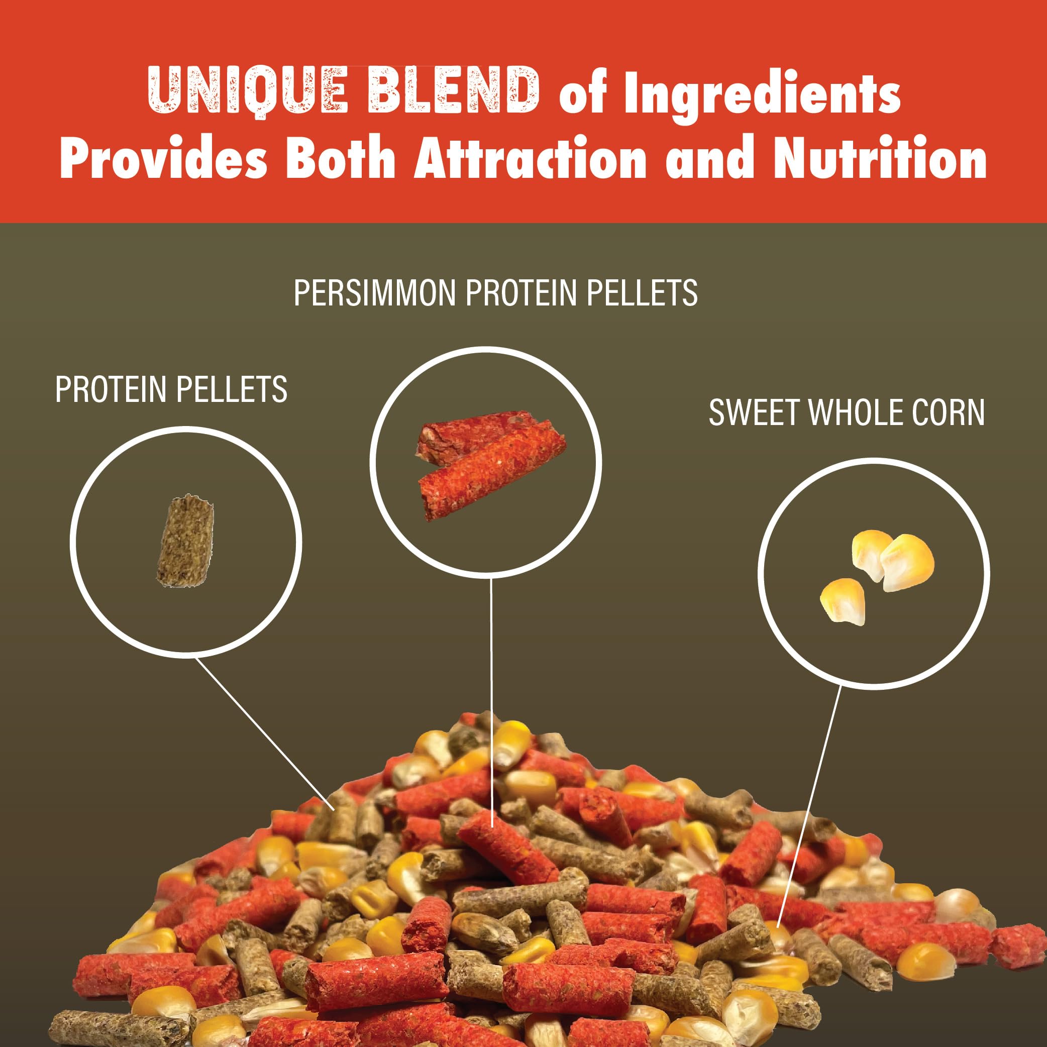 Herron Outdoors deer-attractant field scene suggests all-season use.