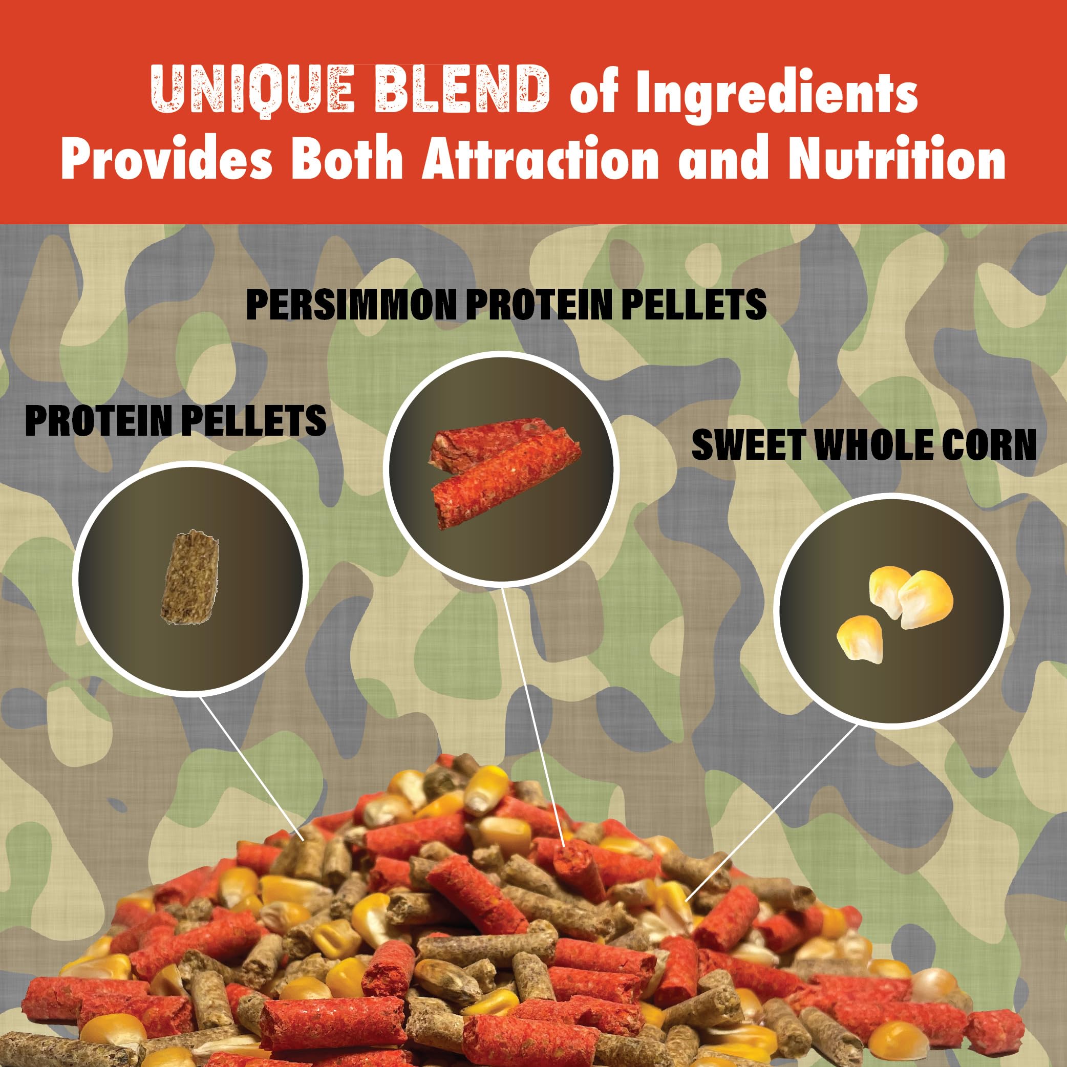 Herron Outdoors pellets pour into feeder for quick field refresh.
