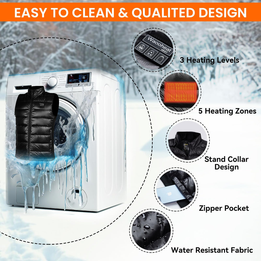 Waterproof windproof fabric keeps you protected during outdoor activities.