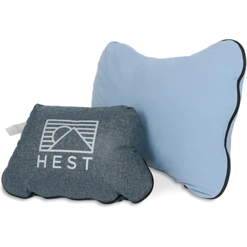 HEST Camp Pillow Medium in travel cover for compact packing