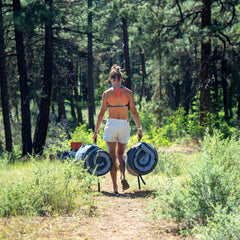 HEST Foamy integrated handle enables easy carrying between locations.