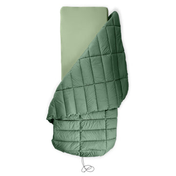 HEST Packable Comforter recycled-fill with no hotmelt for eco-friendly warmth