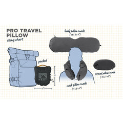 HEST Pro Travel Pillow body mode supports stable posture for long drives