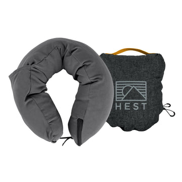 HEST Pro Travel Pillow neck mode provides comfortable support during flights