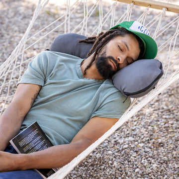HEST Pro Travel Pillow washable cover keeps surfaces clean after travel