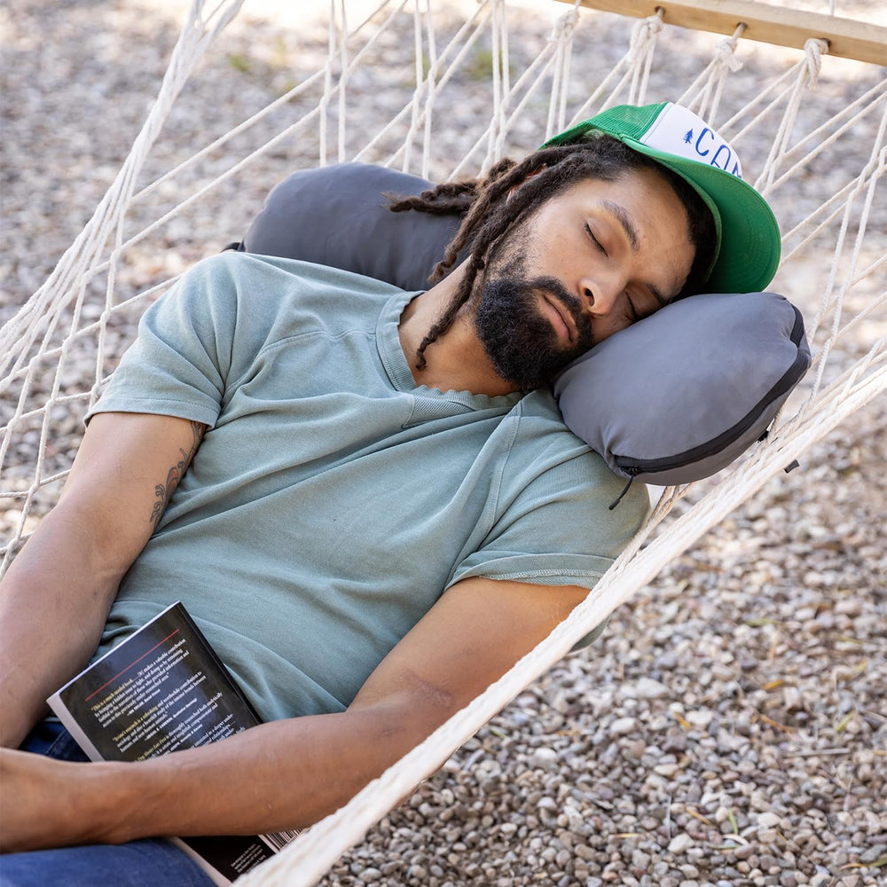 HEST Pro Travel Pillow washable cover keeps surfaces clean after travel