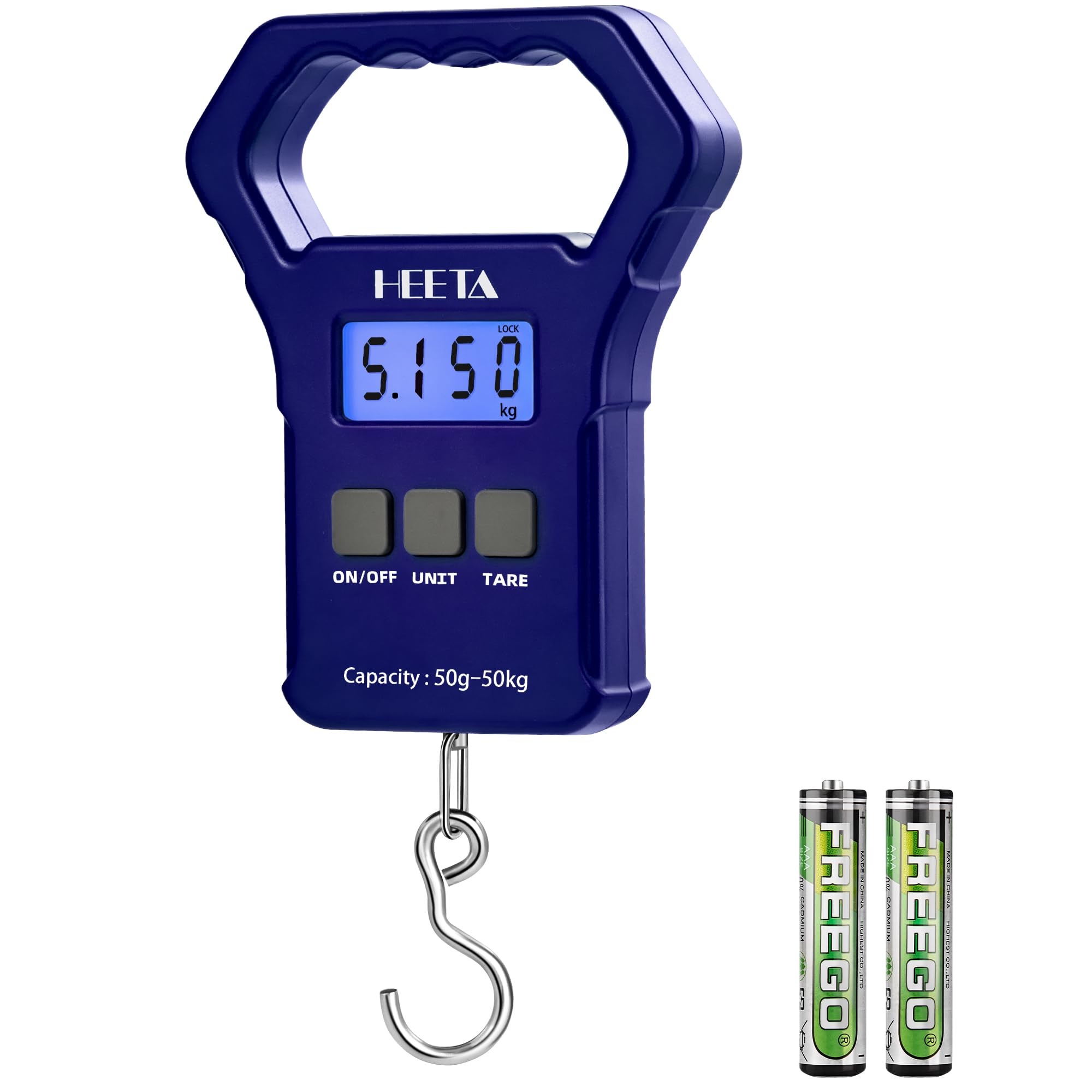 HEETA fish scale with backlit LCD display