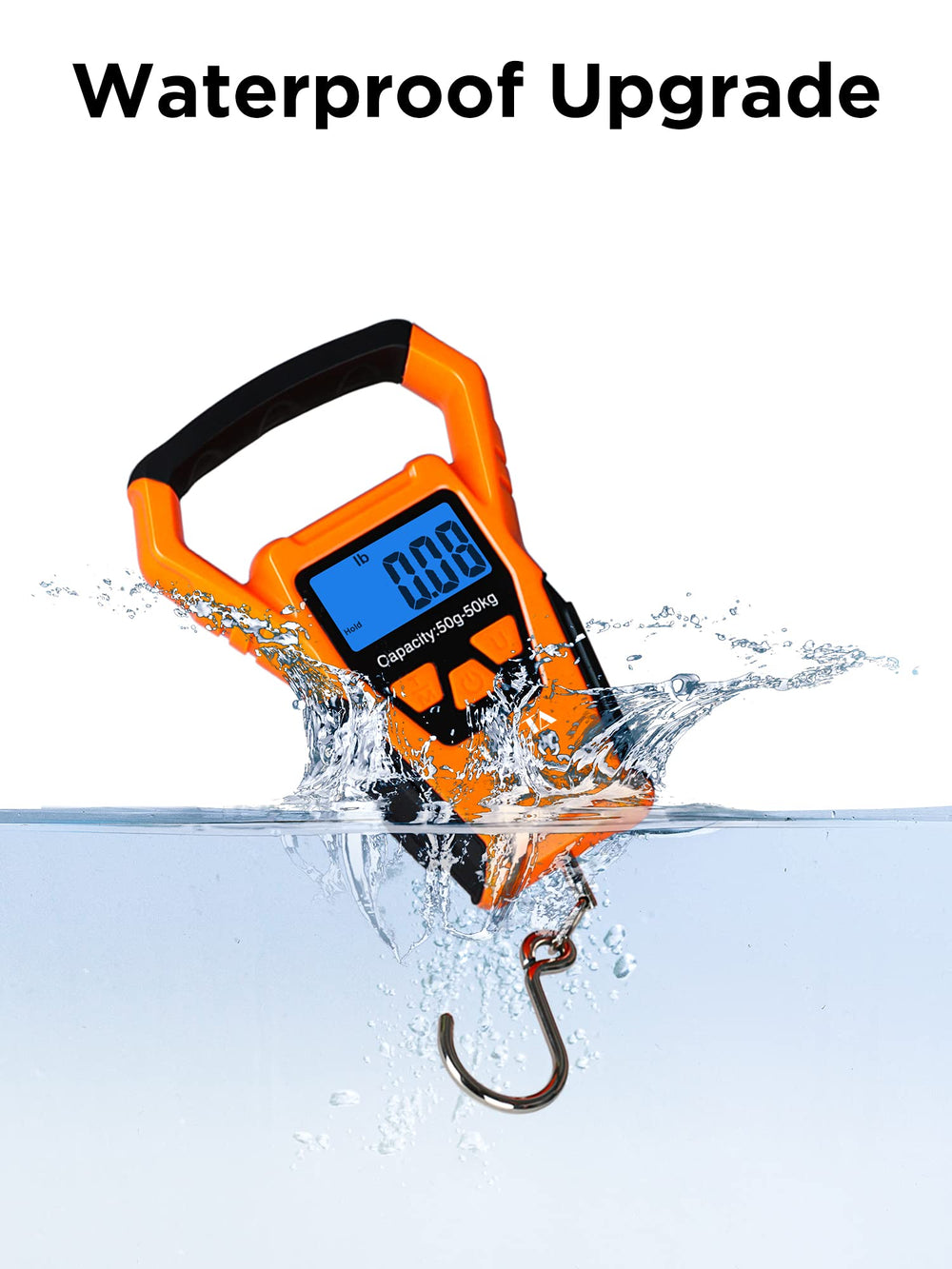 Built-in measuring tape on HEETA fishing scale