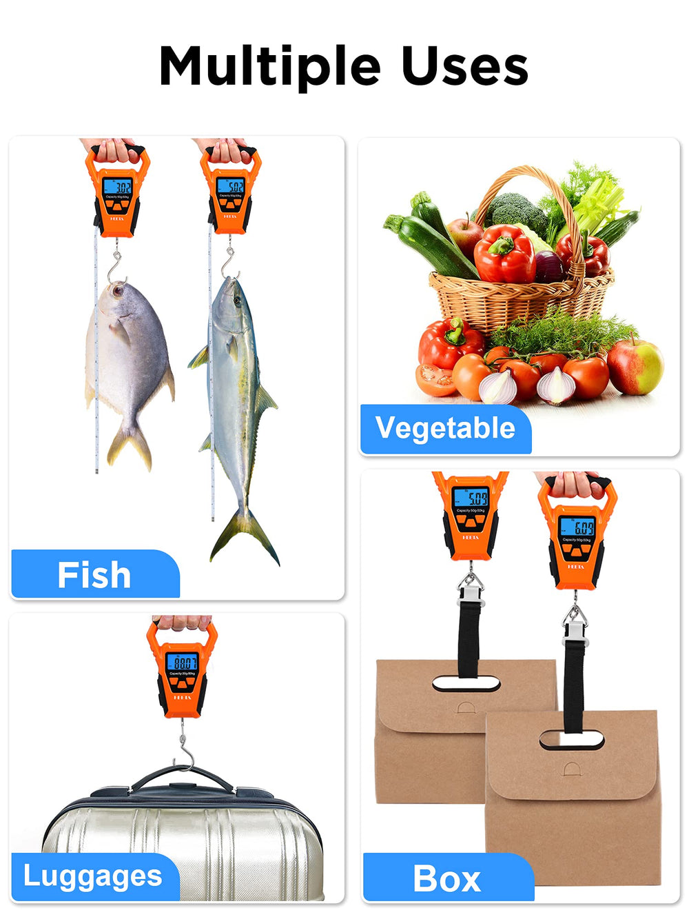 HEETA fishing scale in outdoor fishing setting