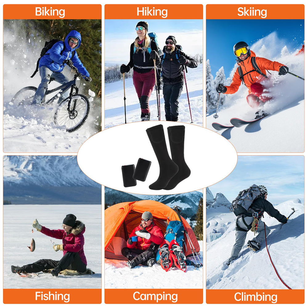 Hettluo heated socks gift-ready packaging for winter holidays