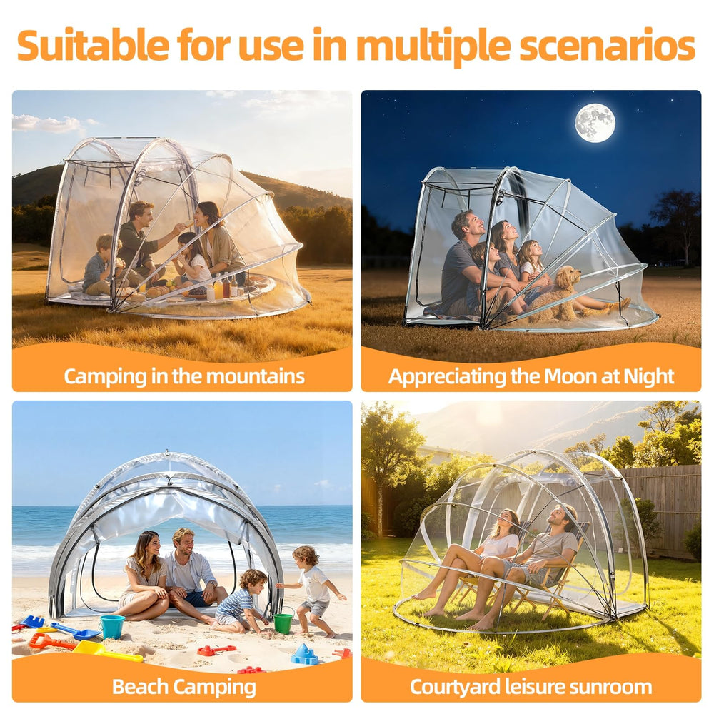 HEVIRGO spacious interior fits four people comfortably