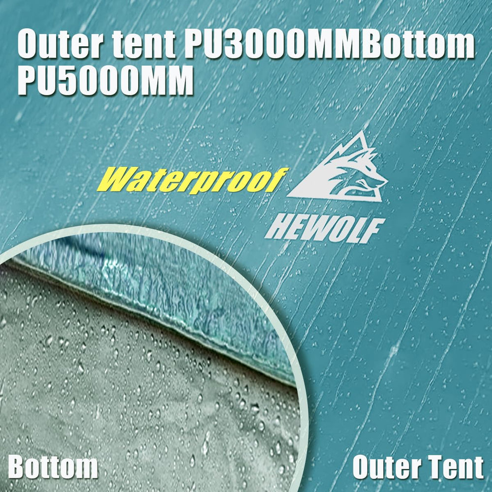 HEWOLF two-door design enables cross-ventilation and easy entry.