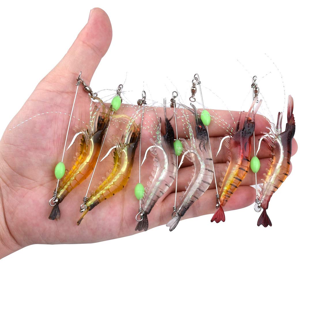 HEXJOZEI shrimp lure in transparent color