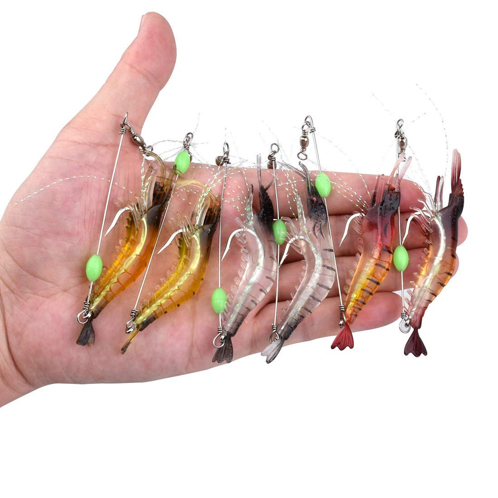 HEXJOZEI shrimp lure in transparent color