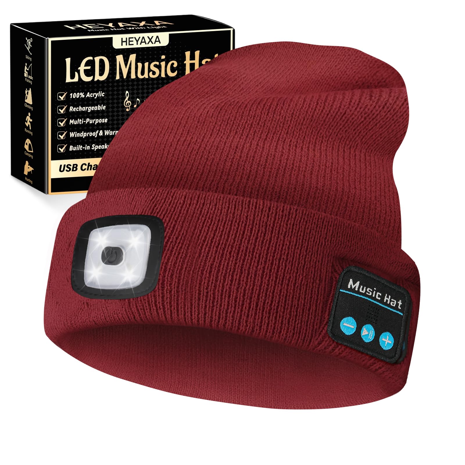 HEYAXA Bluetooth Beanie Hat enables hands-free calls and music on the go (bluetooth-beanie-hat).