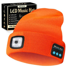HEYAXA Bluetooth Beanie Hat hero blending warmth with wireless music on the go.