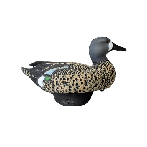Heyday Blue Wing Teal decoy SmoothMove Dual-Keel for natural, stable glide.
