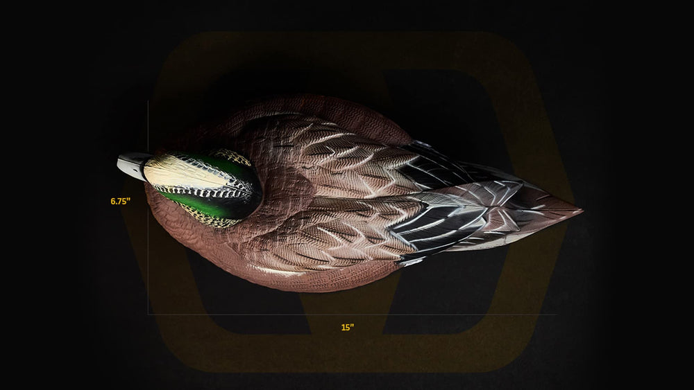 Heyday Flexfloat Wigeon decoys ultra-light build minimizes fatigue during hunts.