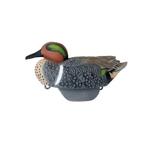 Heyday Green Wing Teal decoys hollowcore design supports light handling.