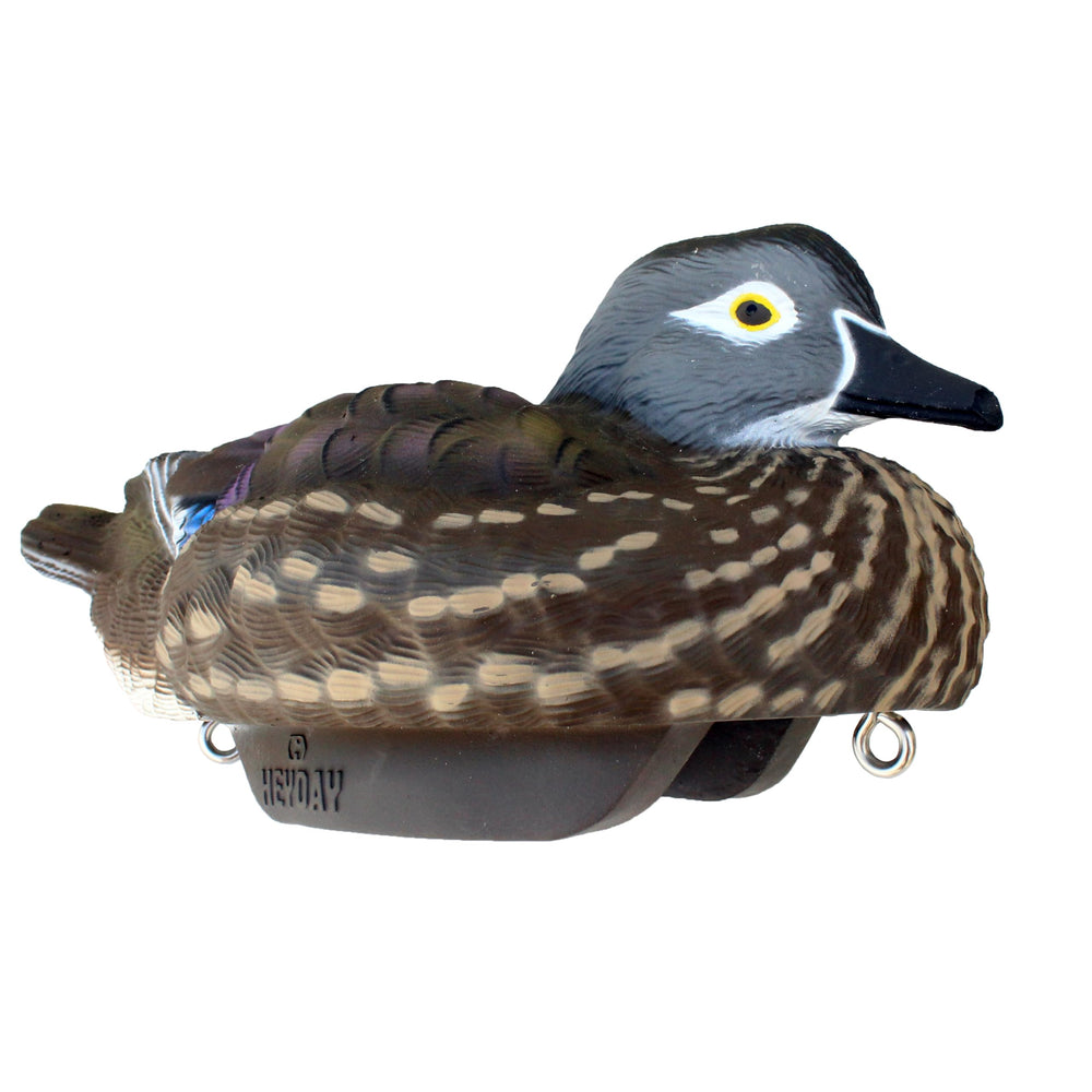HEYDAY Wood Duck Decoys Easy keel install for fast setup