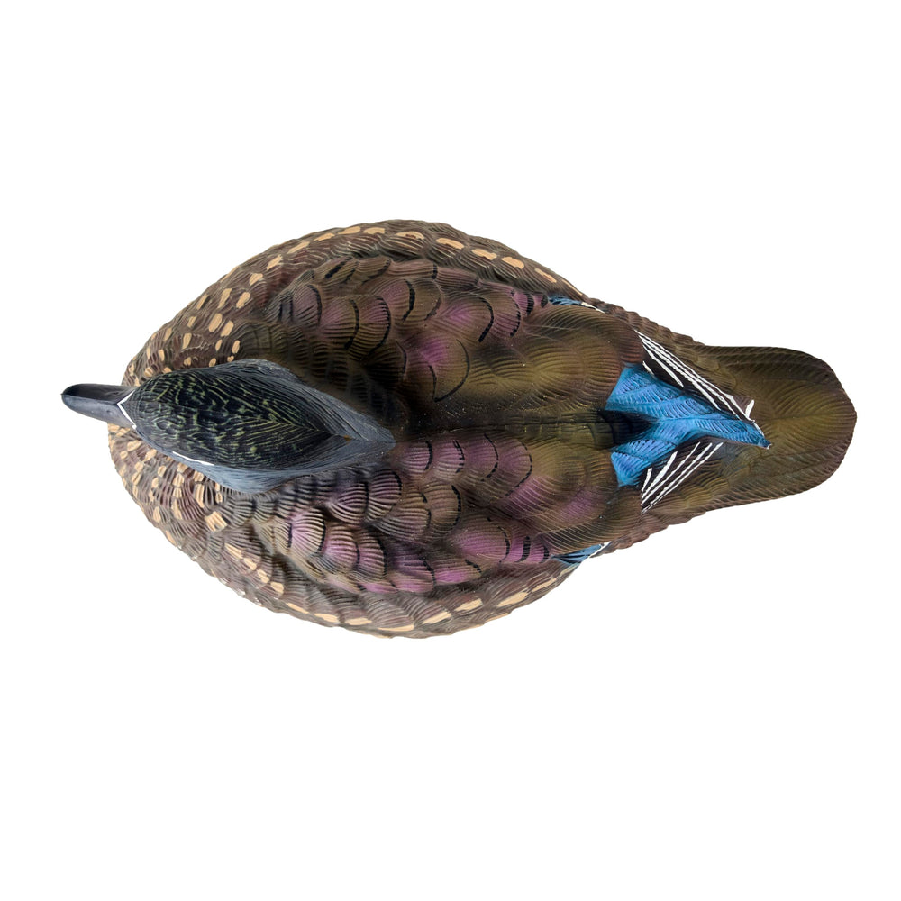 HEYDAY Wood Duck Decoys Front Back Eye Bolts for secure rigs