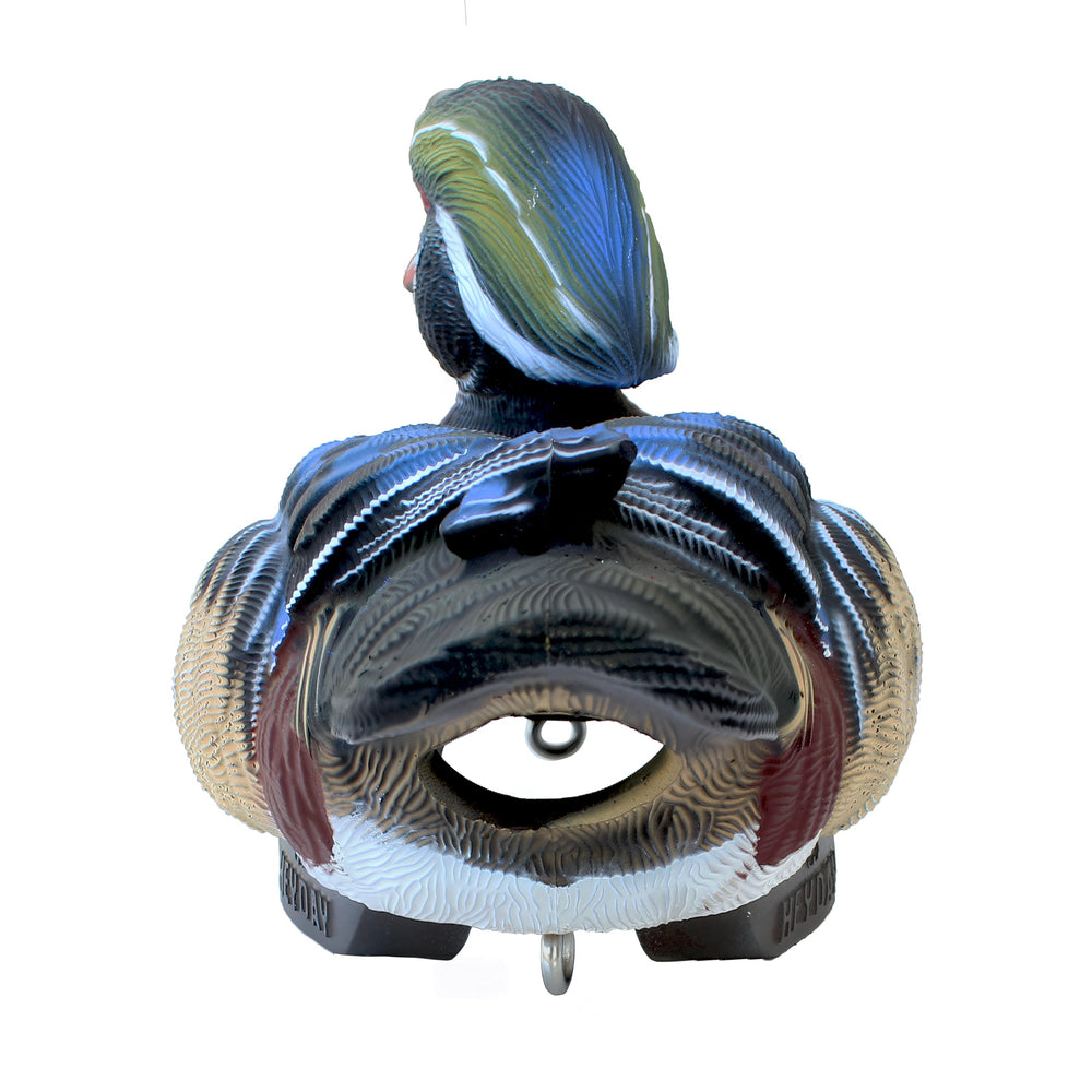 HEYDAY Wood Duck Decoys SmoothMove Dual-Keel demonstrates natural movement with less wind