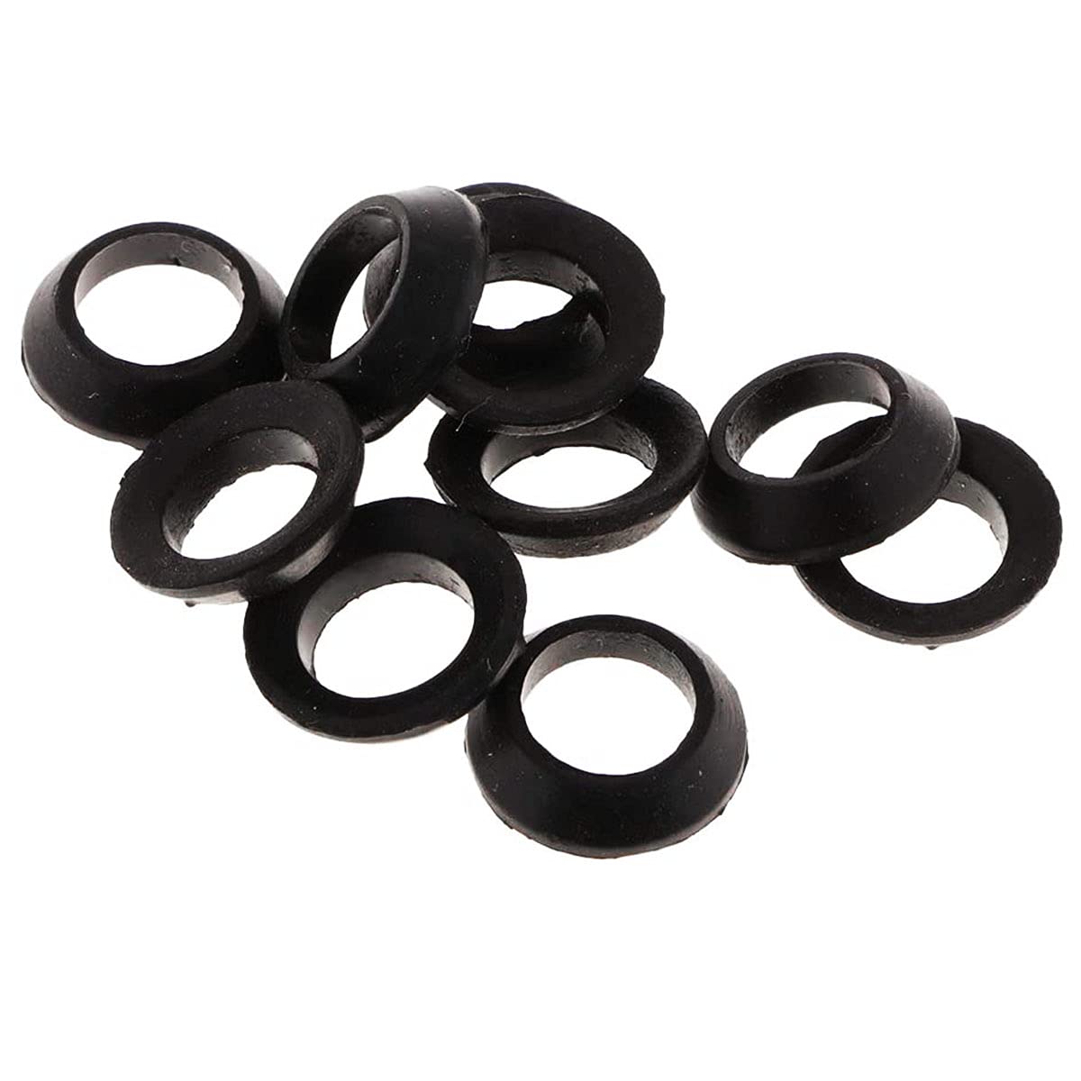 Heyous rubber rings kit for DIY fishing rod projects, 20 pieces, black