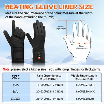 Hfshimlux heated glove liner compact design supports daily carry in bag or jacket