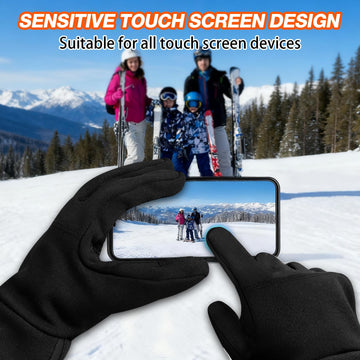 hfshimlux heated glove liner palm area uses non-slip silicone for grip