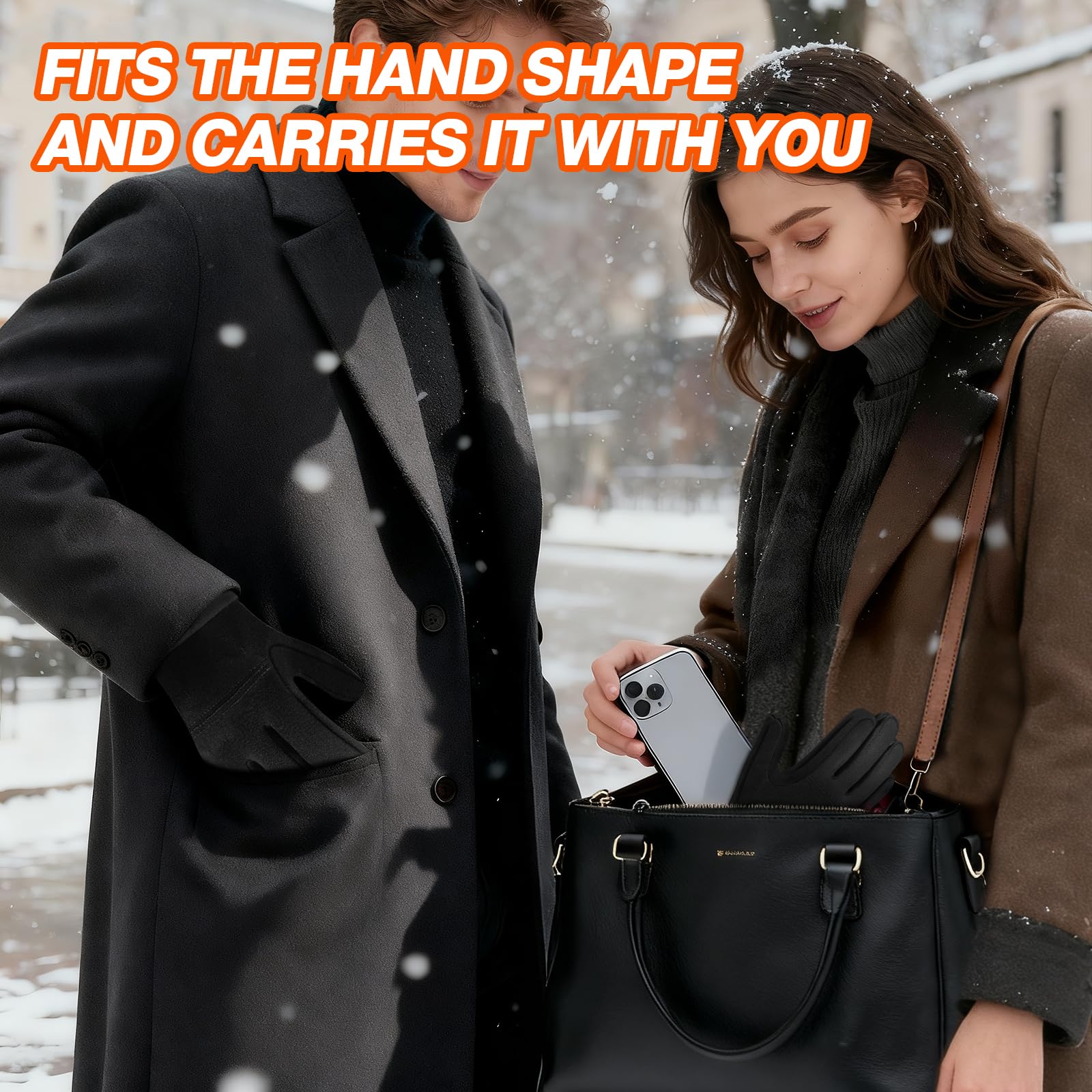 Hfshimlux heated gloves ultra-thin heating layer fits compactly in pockets