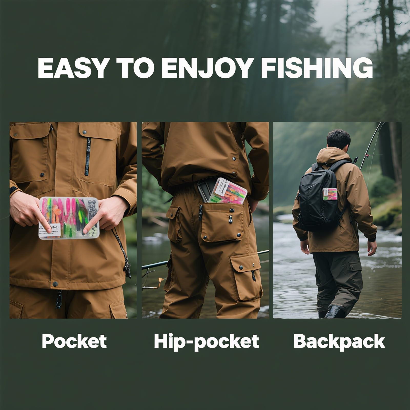 Lures for bass, trout, crappie and saltwater fishing