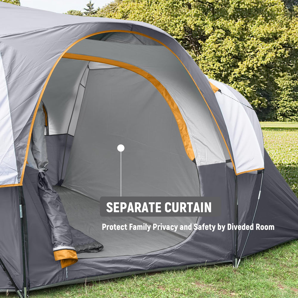 HG Hikergarden 10P tent divided rooms offering privacy
