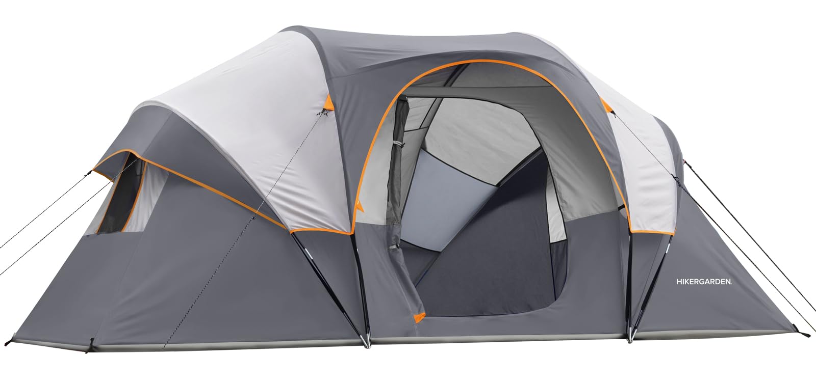 HG Hikergarden 10P tent floor plan showing roomy layout for 10 adults