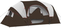 HG Hikergarden 10person tent exterior demonstrates windproof protection for stable family camping.
