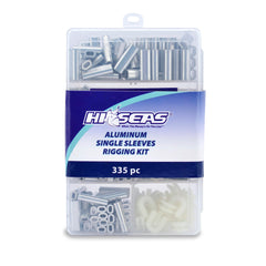 Contents: 25 small stainless steel thimbles and 25 large nylon thimbles in the kit