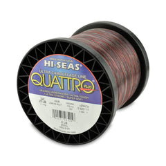 Hi-Seas Quattro spool showing 25lb line ideal for tough saltwater fishing.