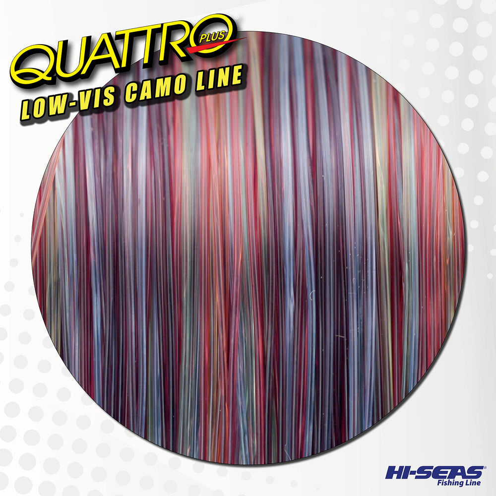 Hi-Seas Quattro 3920yd spool highlights long-length line for extended saltwater trips.