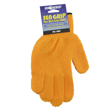 Hi-Seas Sea Grip glove with non-slip checkerboard pattern for secure grip in wet conditions