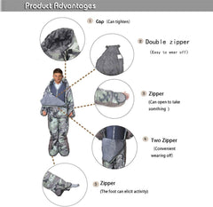 HI SUYI humanoid design allows walking while worn