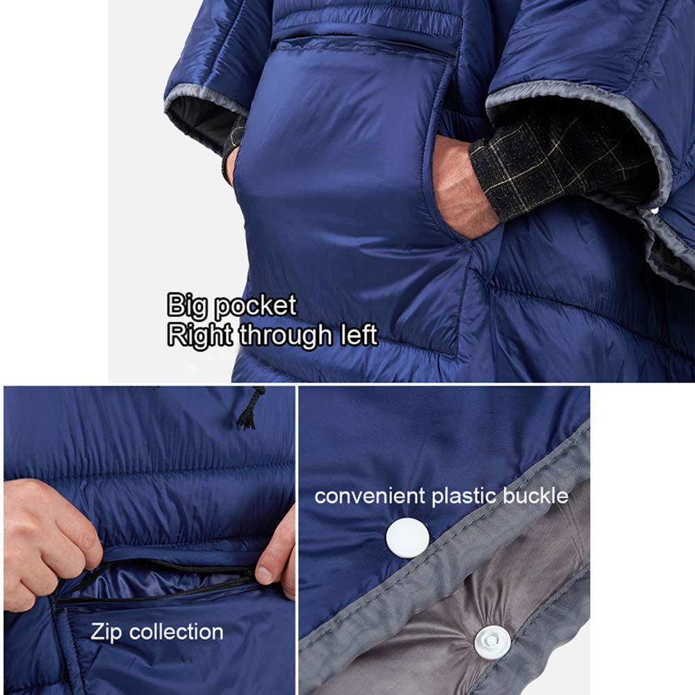 HI SUYI multifunctional poncho doubles as sleeping bag or ground cover