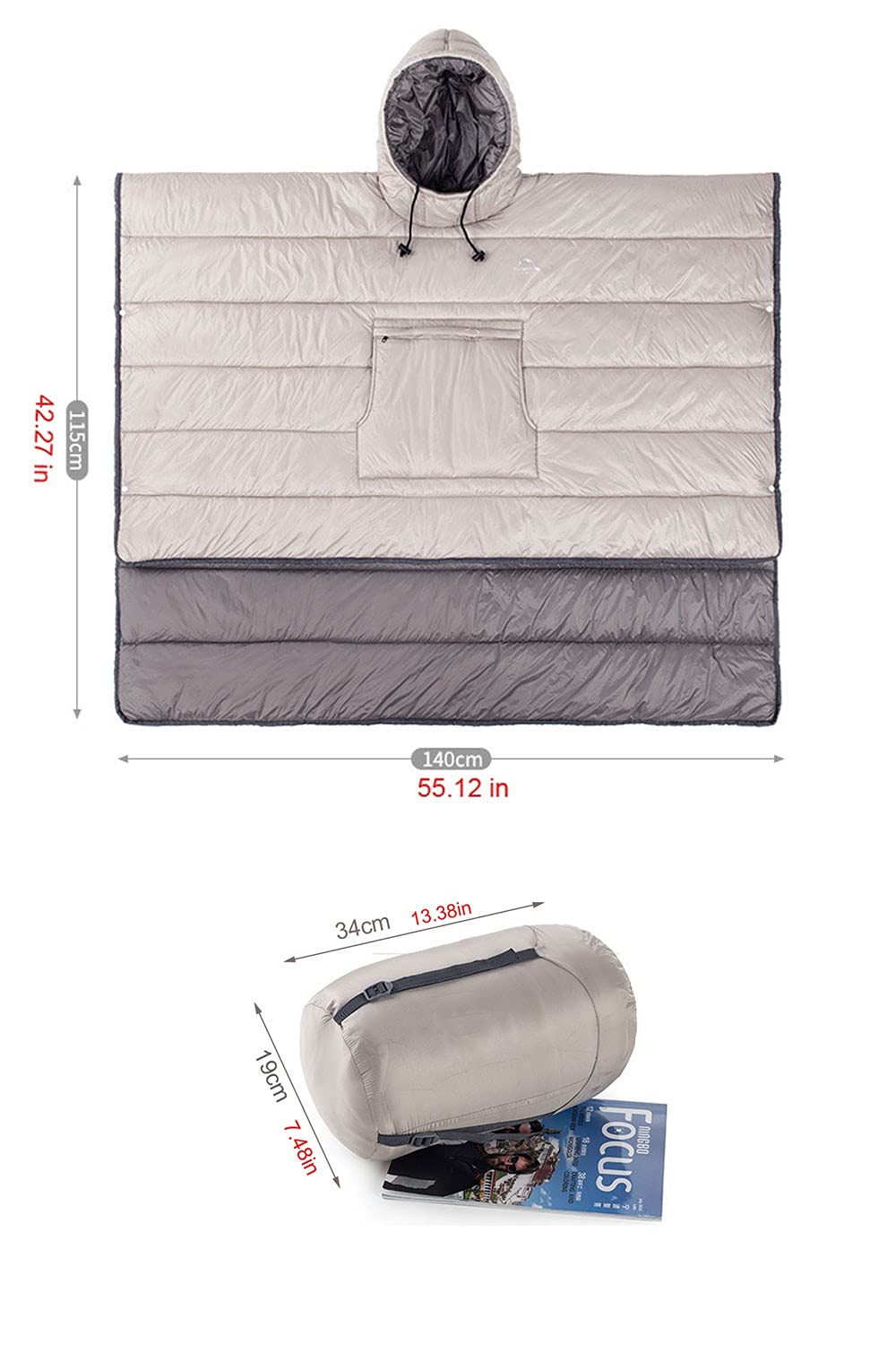 HI SUYI perfect on sports sidelines for quick warmth and coverage