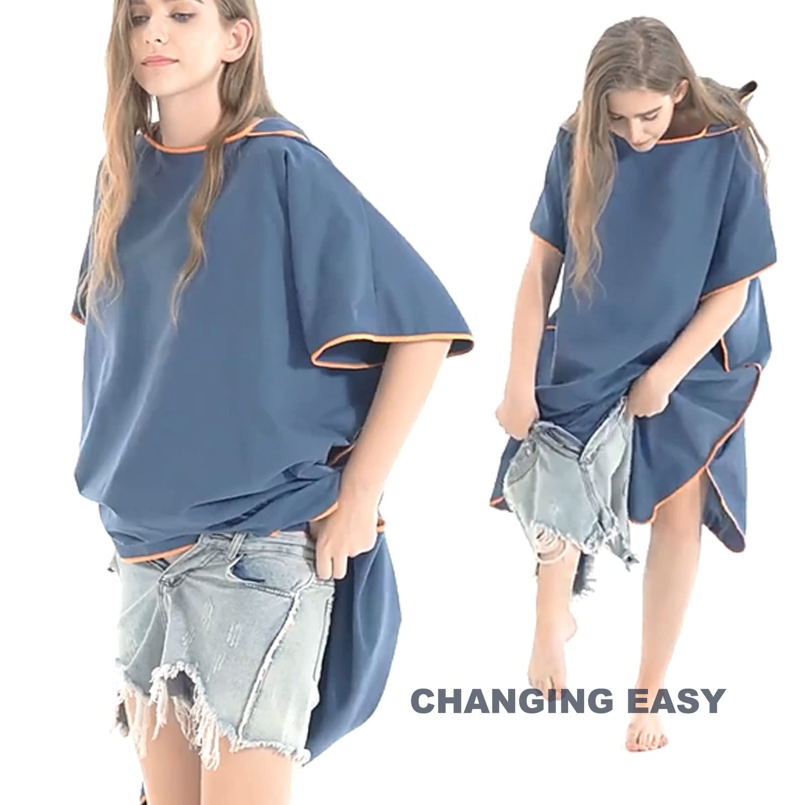 HI SUYI soft microfiber poncho delivers fast drying and warmth