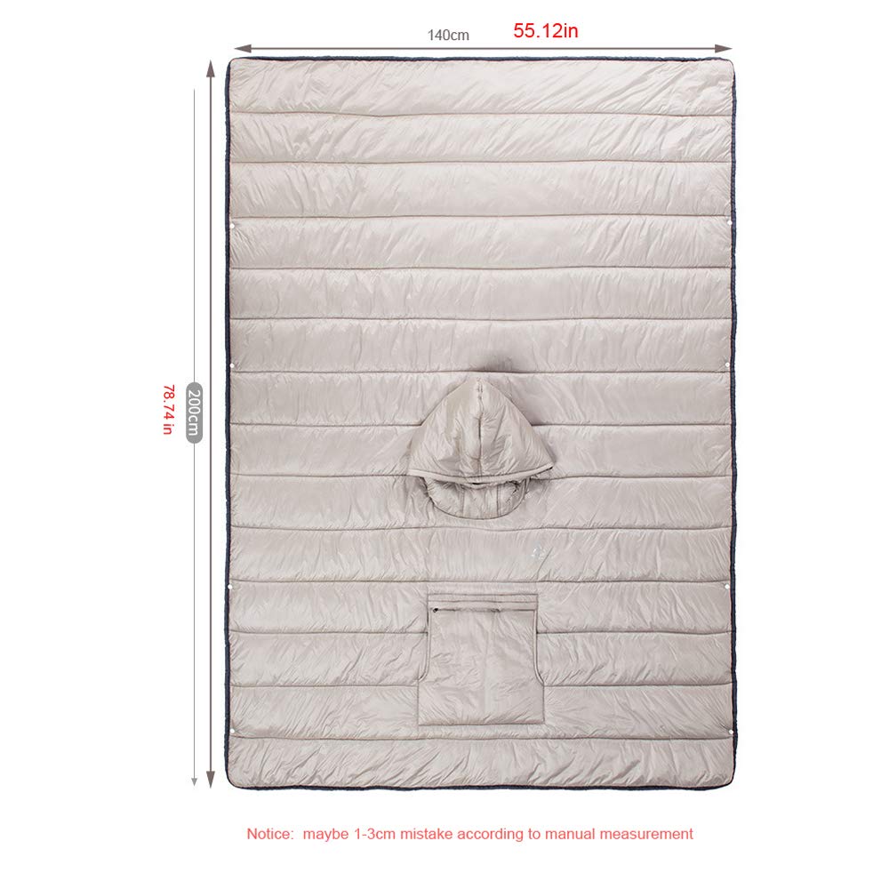 HI SUYI ultralight 800g poncho keeps your pack light