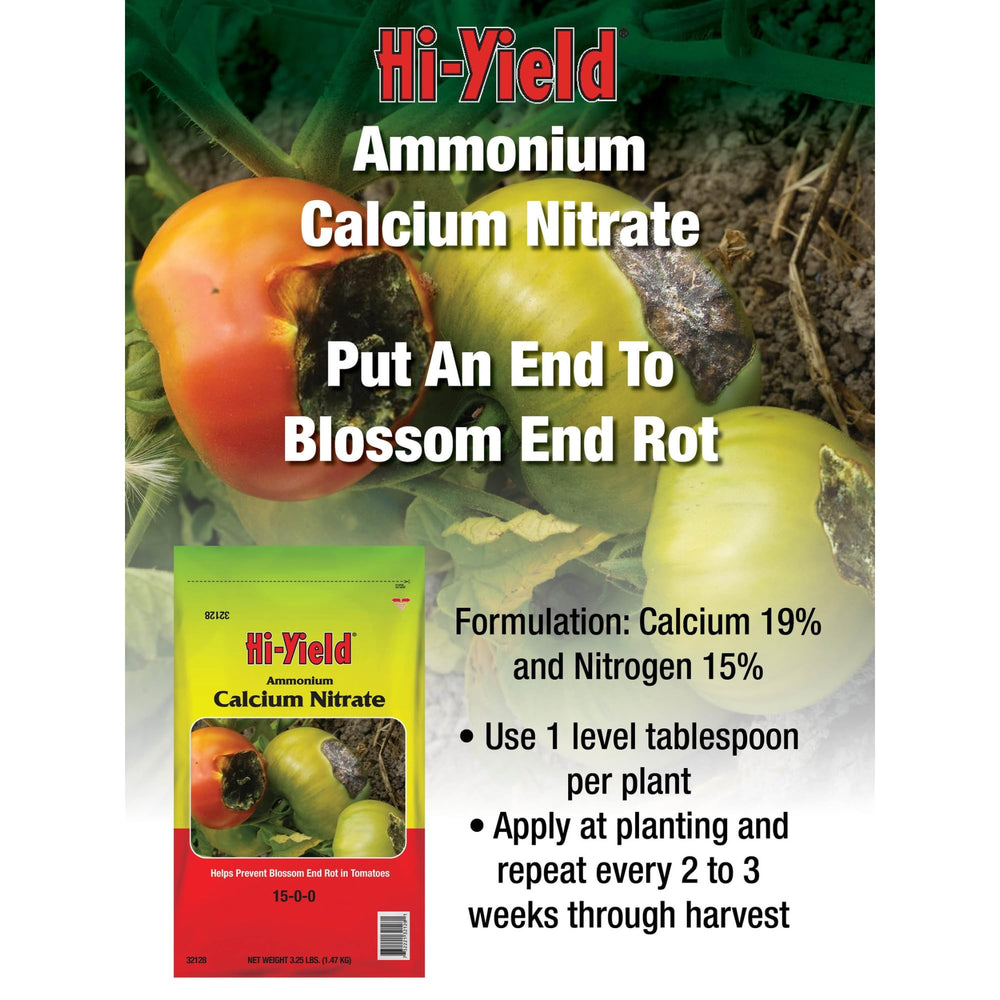 Hi-Yield ammonium calcium nitrate used on peppers supports steady growth and yield.